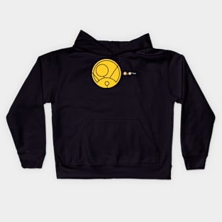 The Solar System to Scale (in Gallifreyan) Kids Hoodie